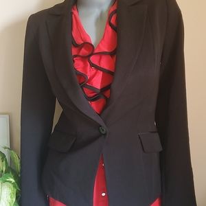 White House Black Market Blazer Black NWT